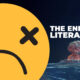 Sad emoji with exploding earth in background and text saying "We're all doomed"